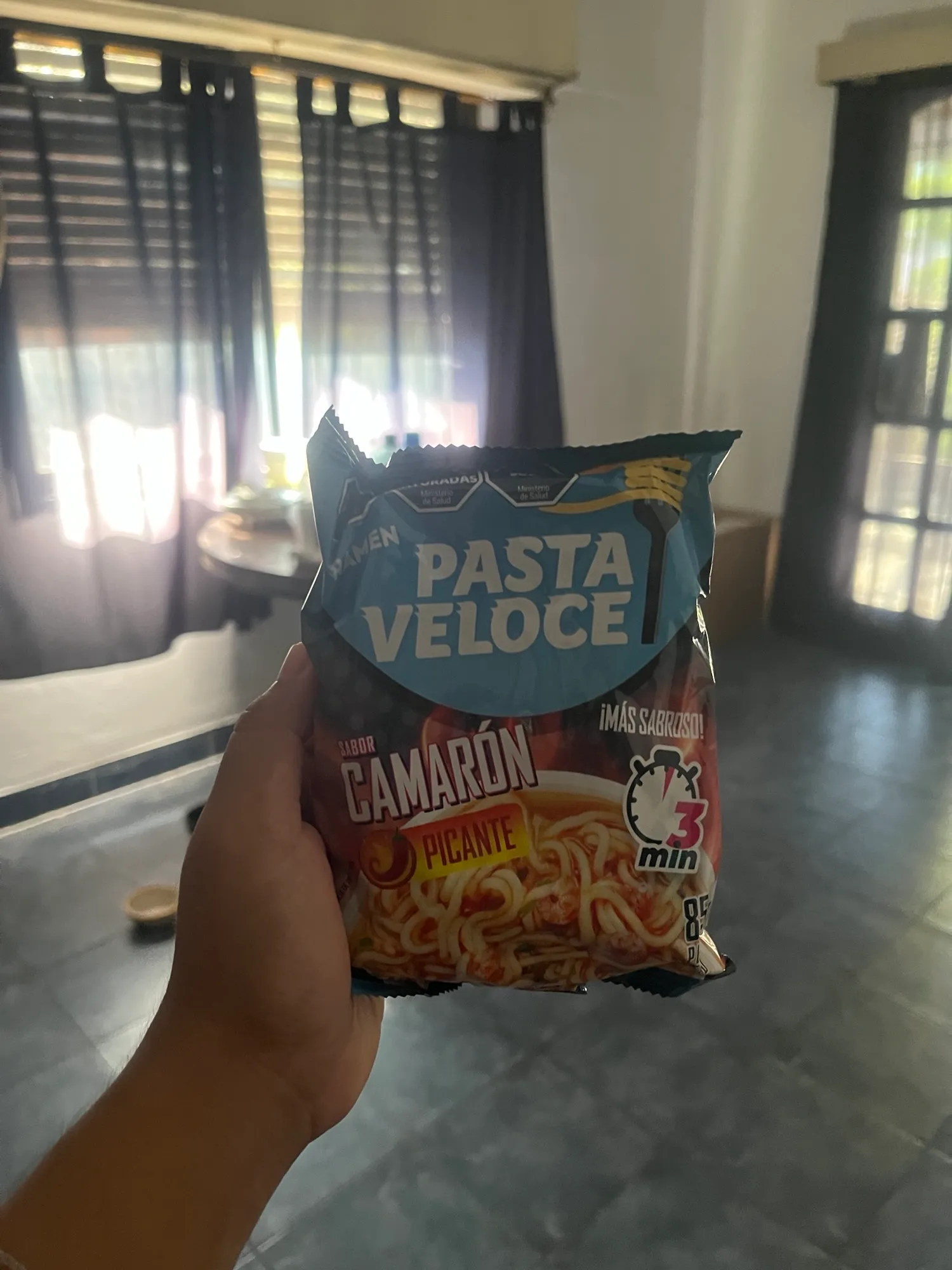 My first pack of noodles in Argentina