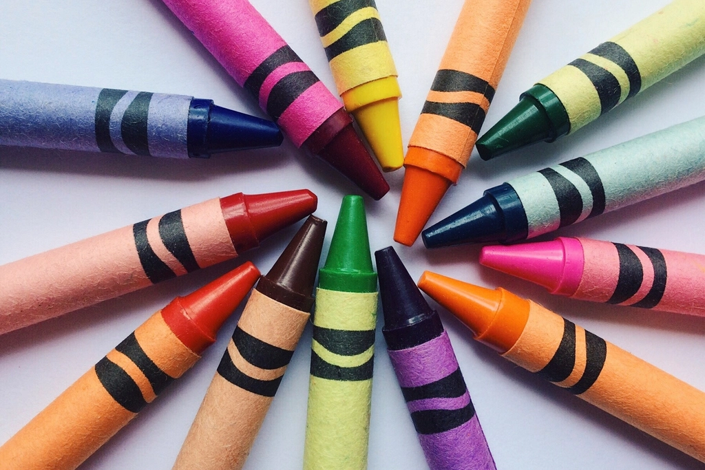 A love letter from the bottom of the crayon box